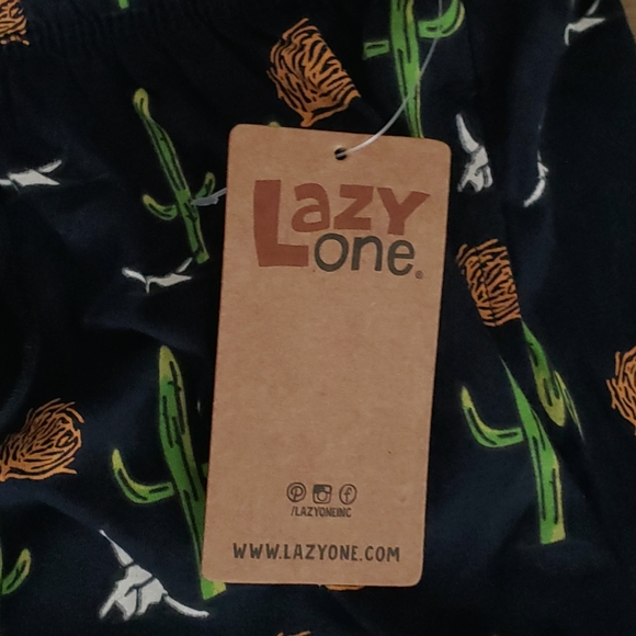 NEW Lazy One Cactus Pajama Shorts Men's XL Separate Bottoms Cotton Loungewear - Picture 4 of 6